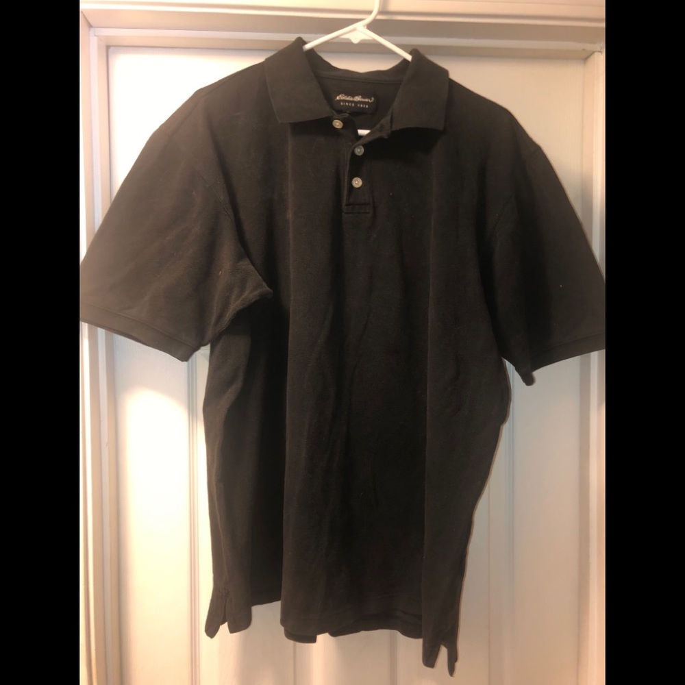Eddie Bauer 3 button collar shirt